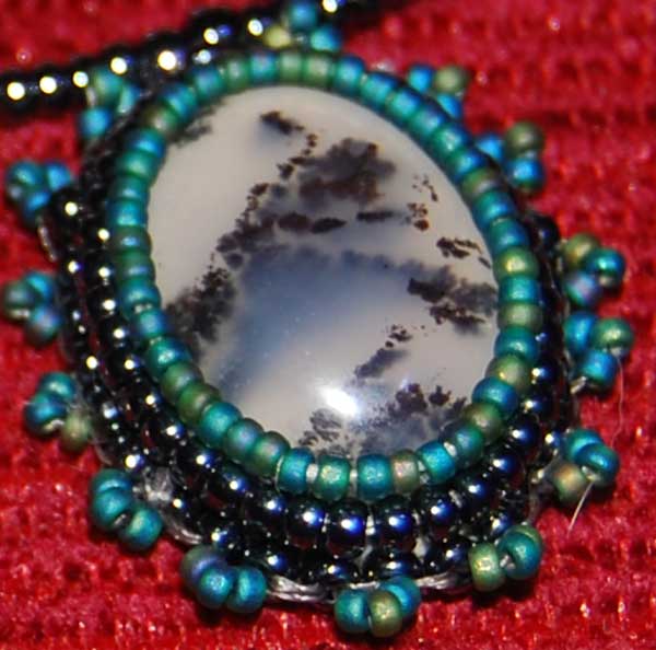 Beaded Cabochon